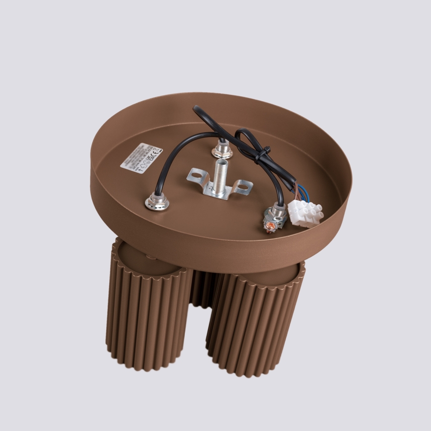 Brilagi - LED taškinis šviestuvas CRESTO 3xGU10/10W/230V rudas