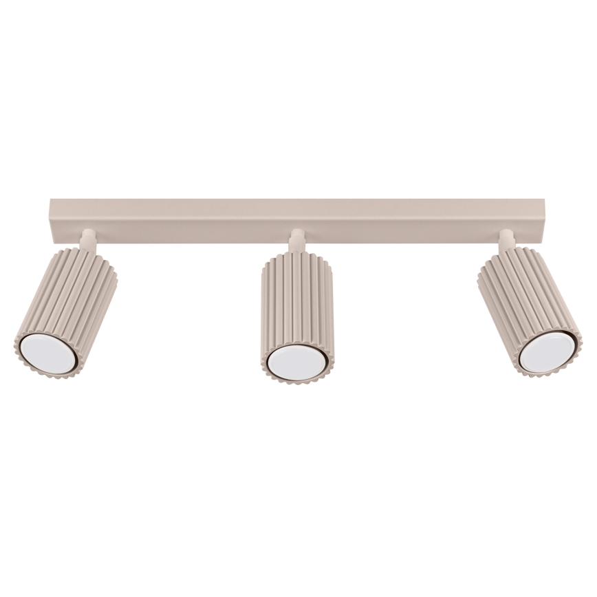 Brilagi - LED taškinis šviestuvas CRESTO 3xGU10/10W/230V taupe