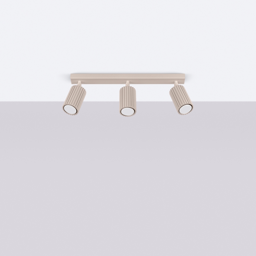 Brilagi - LED taškinis šviestuvas CRESTO 3xGU10/10W/230V taupe