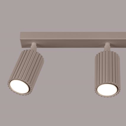 Brilagi - LED taškinis šviestuvas CRESTO 3xGU10/10W/230V taupe