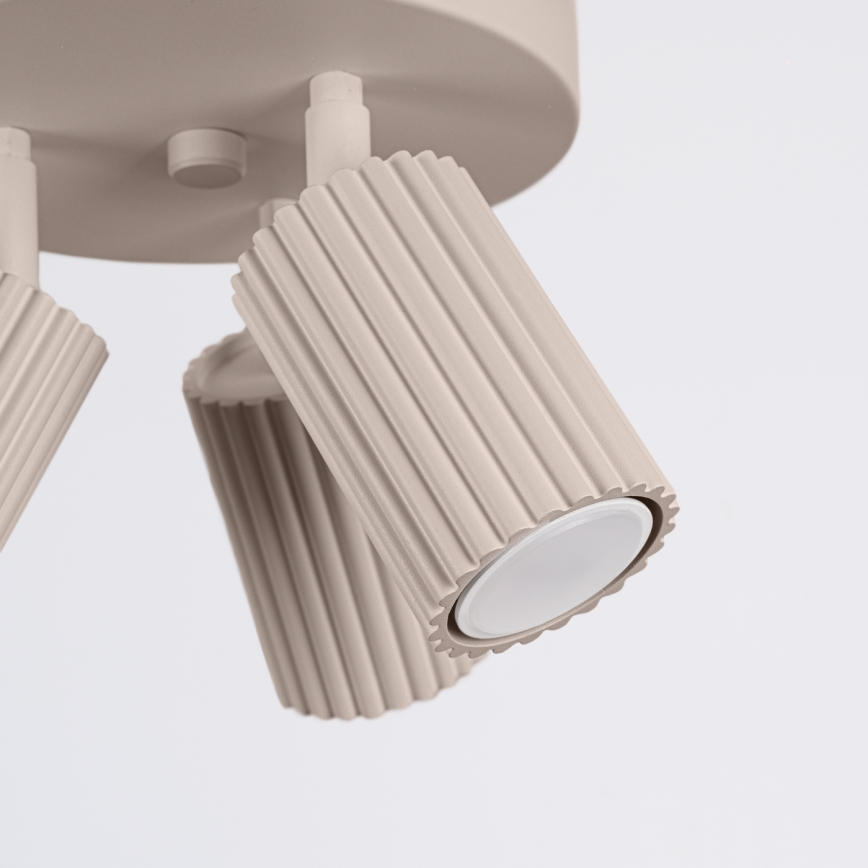 Brilagi - LED taškinis šviestuvas CRESTO 3xGU10/10W/230V taupe