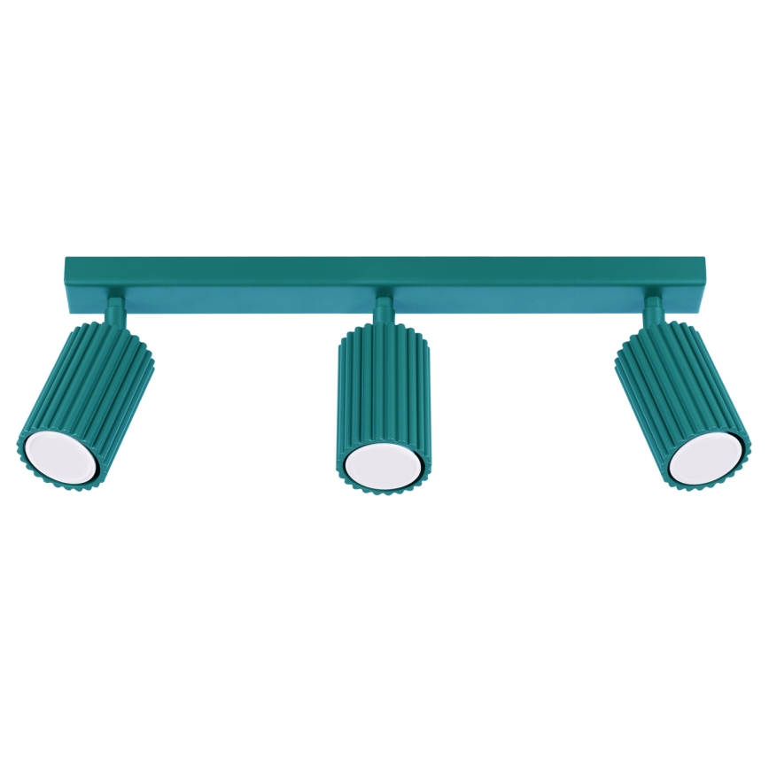 Brilagi - LED taškinis šviestuvas CRESTO 3xGU10/10W/230V turkio spalvos