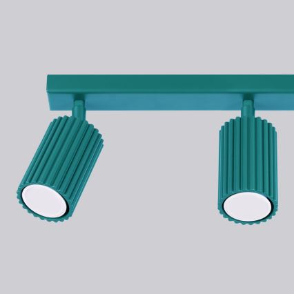 Brilagi - LED taškinis šviestuvas CRESTO 3xGU10/10W/230V turkio spalvos