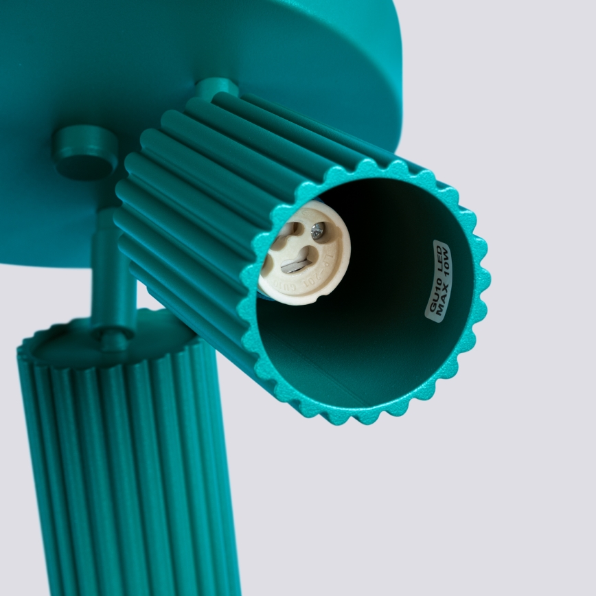 Brilagi - LED taškinis šviestuvas CRESTO 3xGU10/10W/230V turkio spalvos