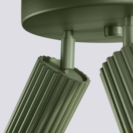 Brilagi - LED taškinis šviestuvas CRESTO 3xGU10/10W/230V žalias