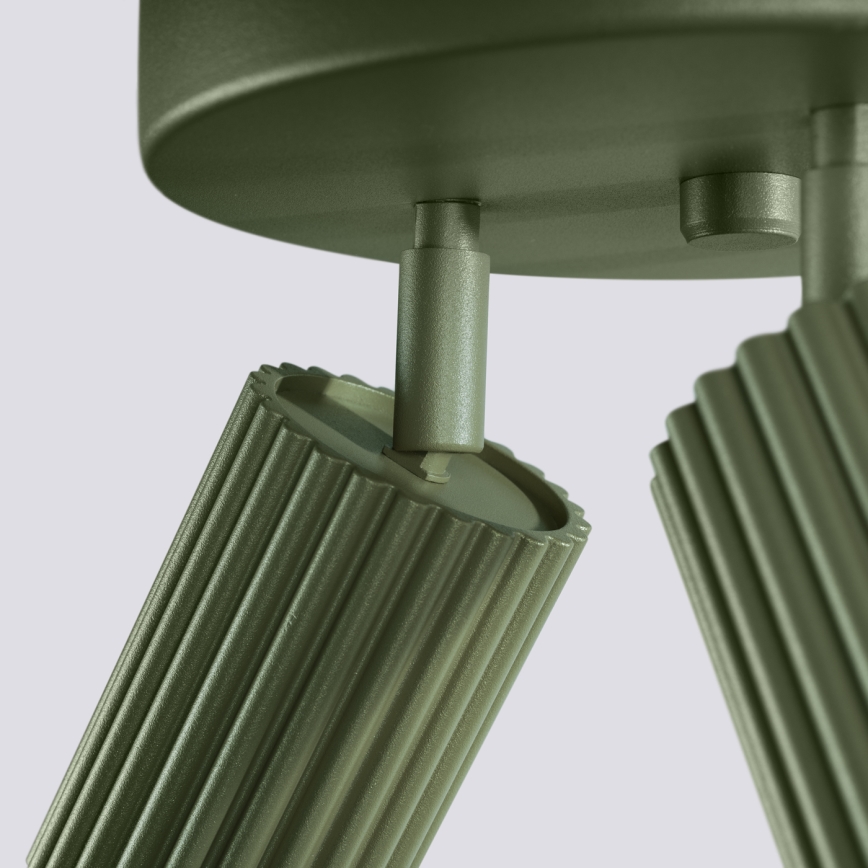 Brilagi - LED taškinis šviestuvas CRESTO 3xGU10/10W/230V žalias