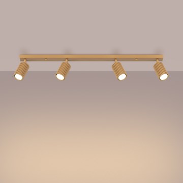 Brilagi - LED taškinis šviestuvas CRESTO 4xGU10/10W/230V auksinis