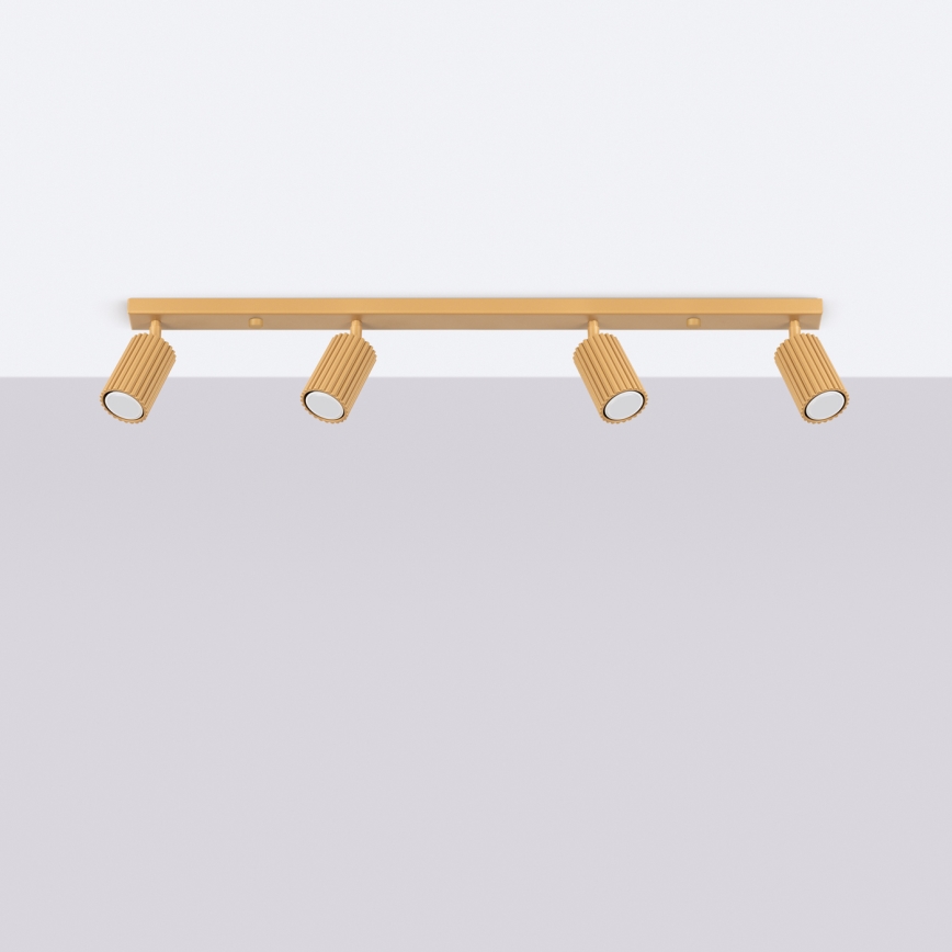 Brilagi - LED taškinis šviestuvas CRESTO 4xGU10/10W/230V auksinis