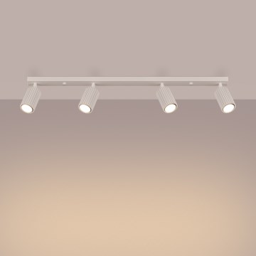 Brilagi - LED taškinis šviestuvas CRESTO 4xGU10/10W/230V kreminis