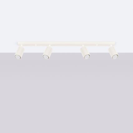 Brilagi - LED taškinis šviestuvas CRESTO 4xGU10/10W/230V kreminis