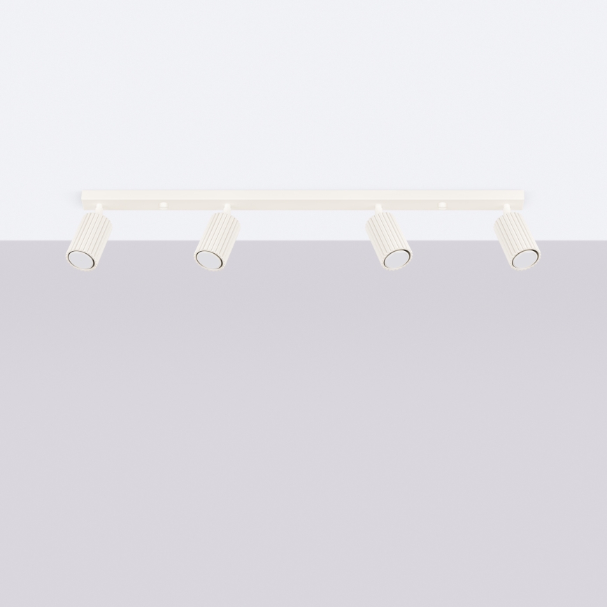 Brilagi - LED taškinis šviestuvas CRESTO 4xGU10/10W/230V kreminis