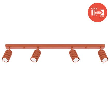 Brilagi - LED taškinis šviestuvas CRESTO 4xGU10/10W/230V raudonas