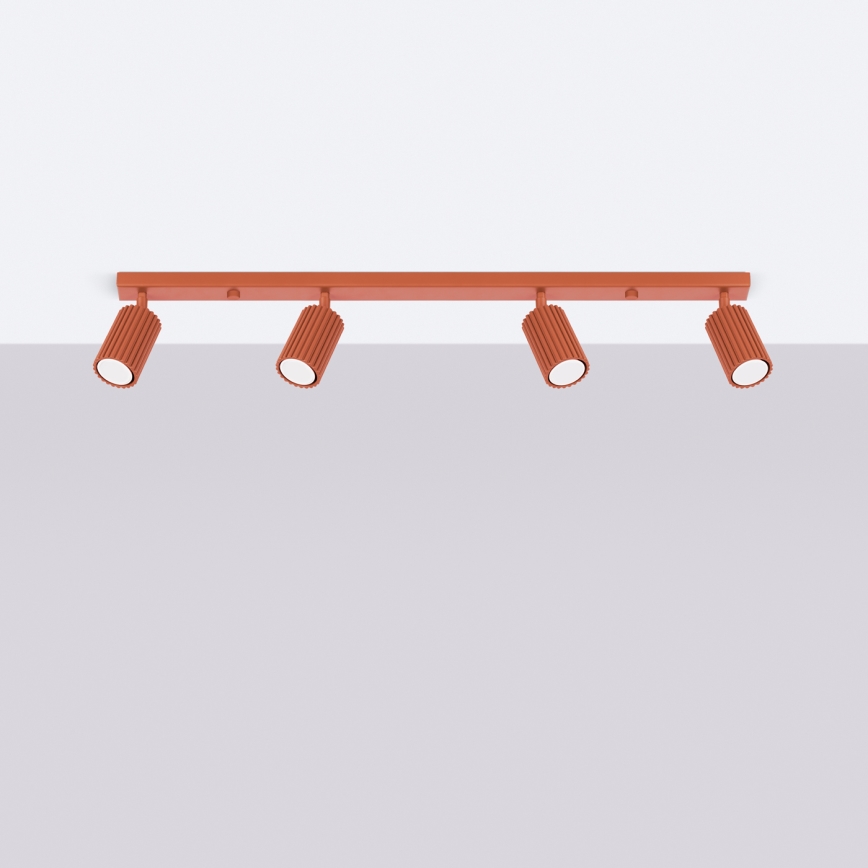 Brilagi - LED taškinis šviestuvas CRESTO 4xGU10/10W/230V raudonas