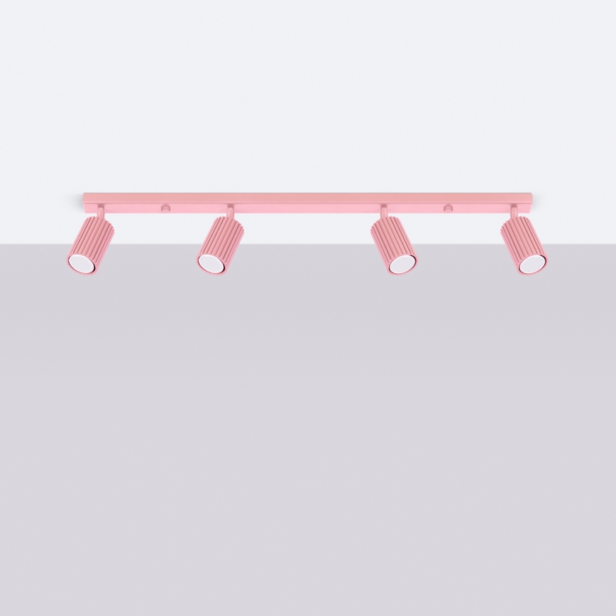 Brilagi - LED taškinis šviestuvas CRESTO 4xGU10/10W/230V rožinė