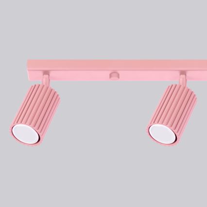 Brilagi - LED taškinis šviestuvas CRESTO 4xGU10/10W/230V rožinė