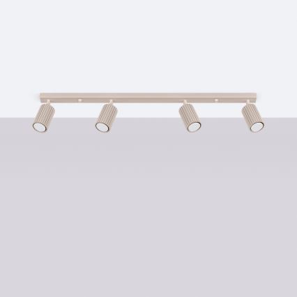 Brilagi - LED taškinis šviestuvas CRESTO 4xGU10/10W/230V taupe