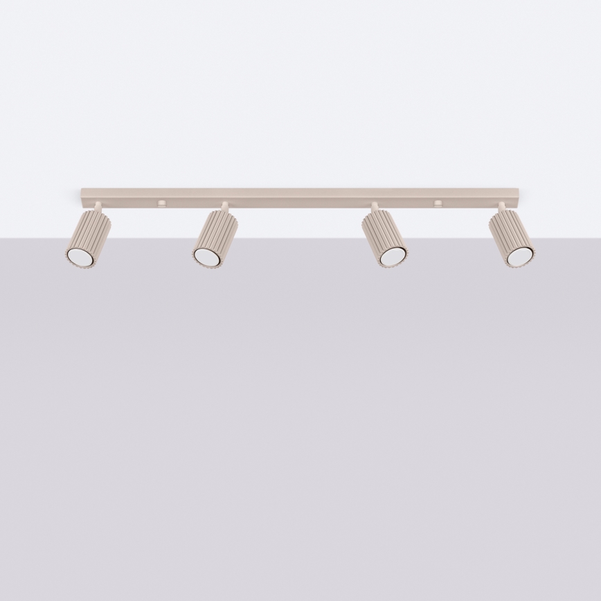 Brilagi - LED taškinis šviestuvas CRESTO 4xGU10/10W/230V taupe