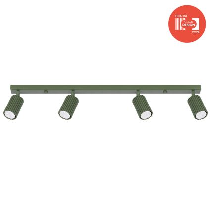 Brilagi - LED taškinis šviestuvas CRESTO 4xGU10/10W/230V žalias