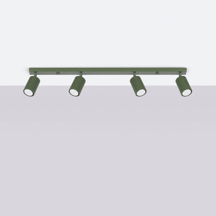 Brilagi - LED taškinis šviestuvas CRESTO 4xGU10/10W/230V žalias