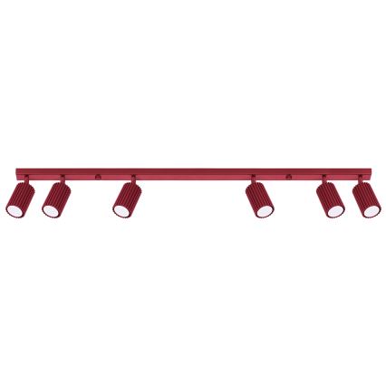 Brilagi - LED taškinis šviestuvas CRESTO 6xGU10/10W/230V bordo