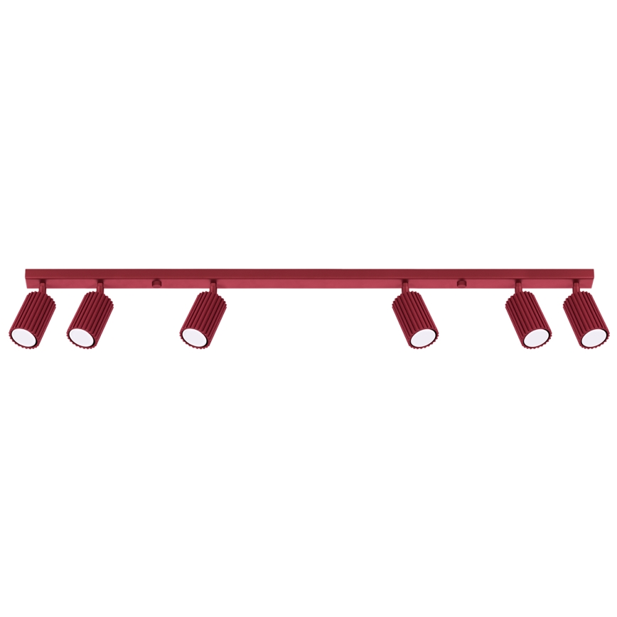 Brilagi - LED taškinis šviestuvas CRESTO 6xGU10/10W/230V bordo