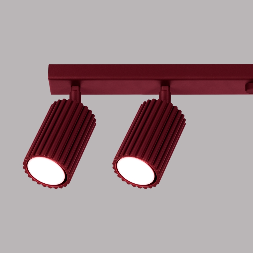 Brilagi - LED taškinis šviestuvas CRESTO 6xGU10/10W/230V bordo