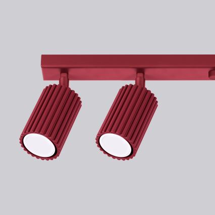 Brilagi - LED taškinis šviestuvas CRESTO 6xGU10/10W/230V bordo