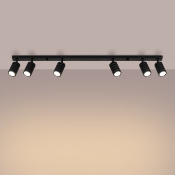 Brilagi - LED taškinis šviestuvas CRESTO 6xGU10/10W/230V juodas