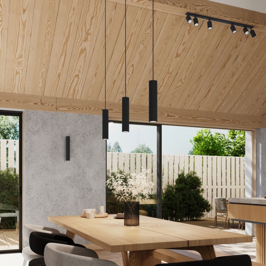 Brilagi - LED taškinis šviestuvas CRESTO 6xGU10/10W/230V juodas