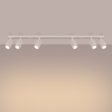 Brilagi - LED taškinis šviestuvas CRESTO 6xGU10/10W/230V kreminis