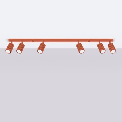 Brilagi - LED taškinis šviestuvas CRESTO 6xGU10/10W/230V raudonas