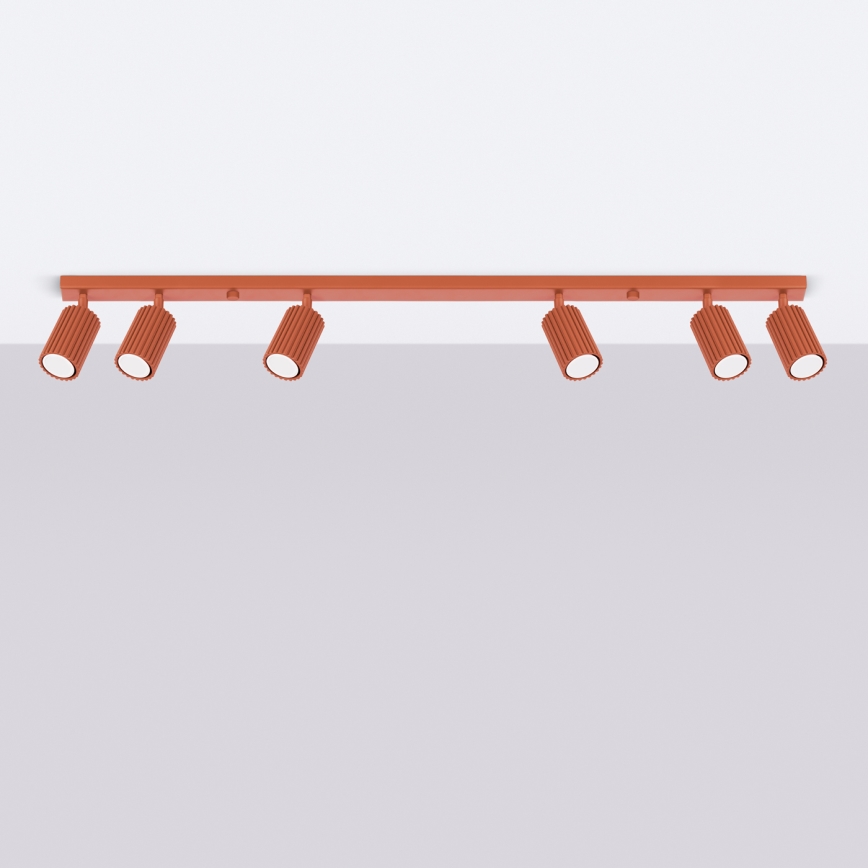 Brilagi - LED taškinis šviestuvas CRESTO 6xGU10/10W/230V raudonas