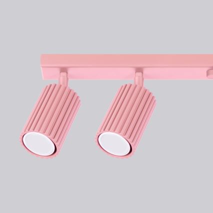 Brilagi - LED taškinis šviestuvas CRESTO 6xGU10/10W/230V rožinis