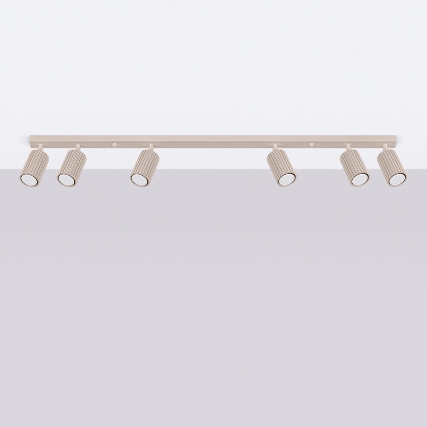 Brilagi - LED taškinis šviestuvas CRESTO 6xGU10/10W/230V smėlio rudos spalvos