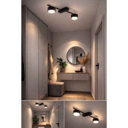 Brilagi - LED taškinis šviestuvas MONO 2xGX53/12W/230V juodas