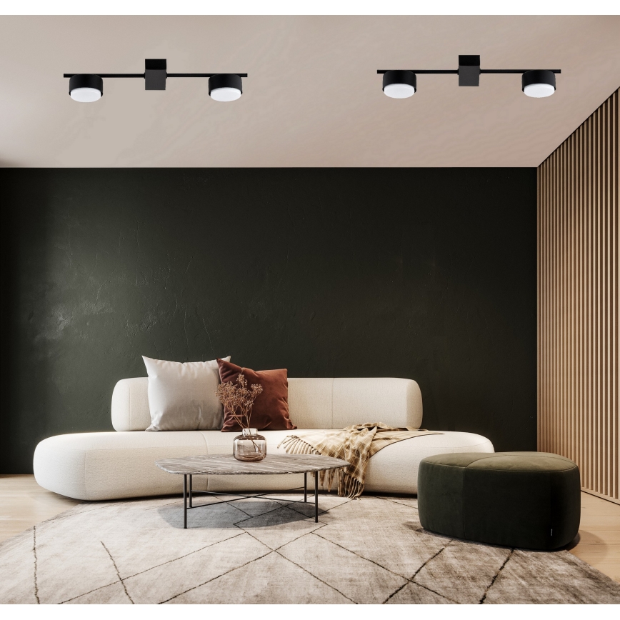 Brilagi - LED taškinis šviestuvas MONO 2xGX53/12W/230V juodas