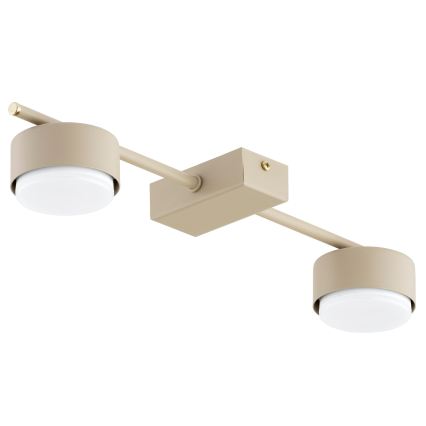 Brilagi - LED taškinis šviestuvas MONO 2xGX53/12W/230V smėlio spalvos