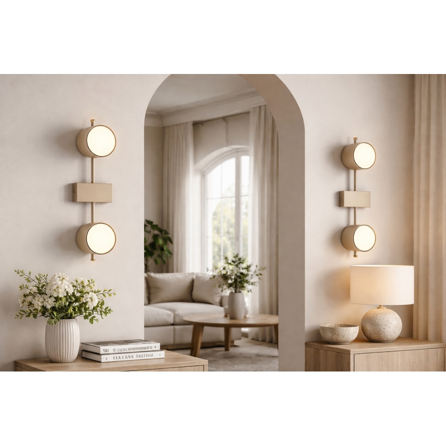 Brilagi - LED taškinis šviestuvas MONO 2xGX53/12W/230V smėlio spalvos