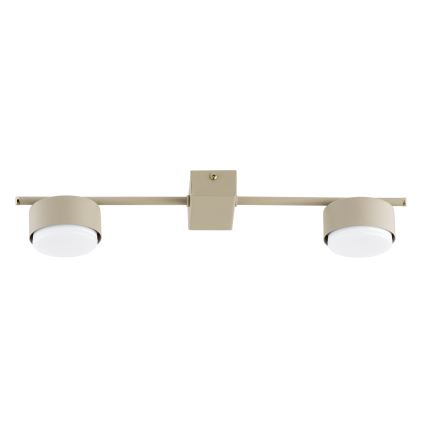 Brilagi - LED taškinis šviestuvas MONO 2xGX53/12W/230V smėlio spalvos