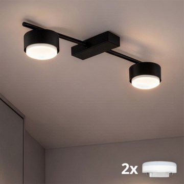 Brilagi - LED taškinis šviestuvas MONO 2xGX53/13W/230V juodas