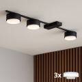 Brilagi - LED taškinis šviestuvas MONO 3xGX53/12W/230V juodas