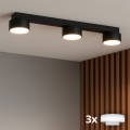 Brilagi - LED taškinis šviestuvas MONO 3xGX53/12W/230V juodas