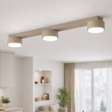 Brilagi - LED taškinis šviestuvas MONO 3xGX53/12W/230V smėlinis