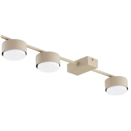 Brilagi - LED taškinis šviestuvas MONO 3xGX53/12W/230V smėlio spalvos