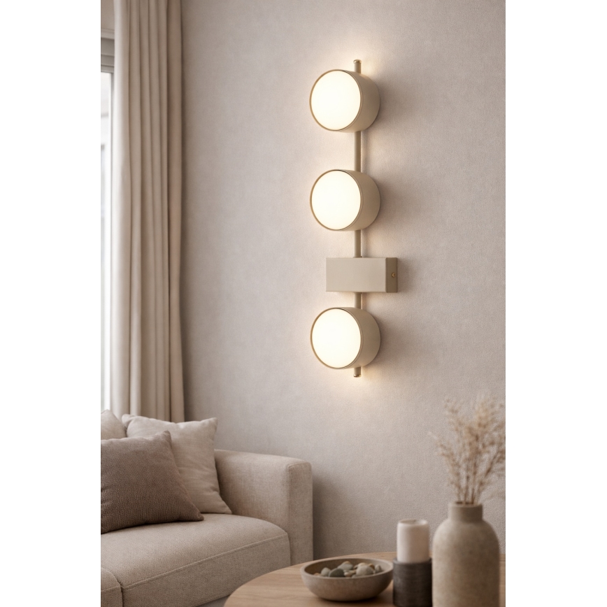 Brilagi - LED taškinis šviestuvas MONO 3xGX53/12W/230V smėlio spalvos