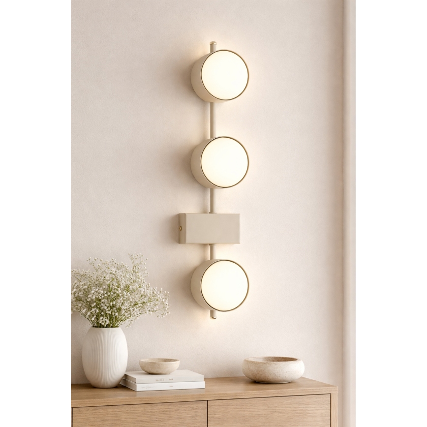 Brilagi - LED taškinis šviestuvas MONO 3xGX53/12W/230V smėlio spalvos