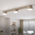 Brilagi - LED taškinis šviestuvas MONO 3xGX53/13W/230V smėlio spalvos
