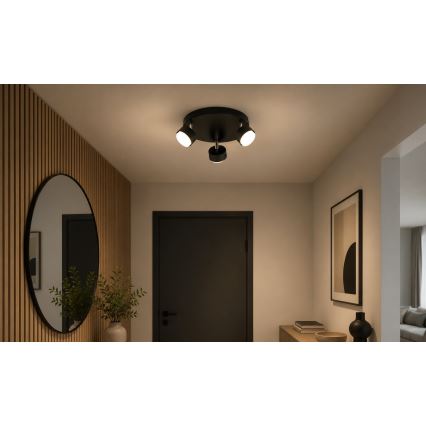Brilagi - LED taškinis šviestuvas MONO 3xGX53/30W/230V juodas