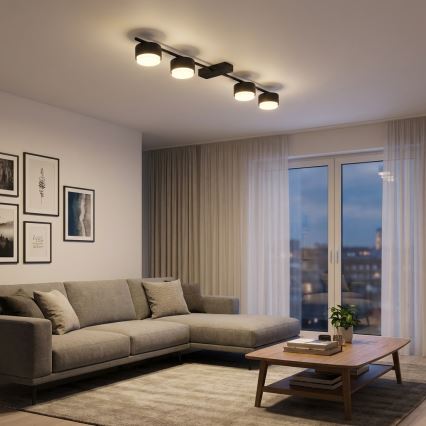 Brilagi - LED taškinis šviestuvas MONO 4xGX53/12W/230V juodas