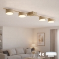 Brilagi - LED taškinis šviestuvas MONO 4xGX53/12W/230V smėlio spalvos
